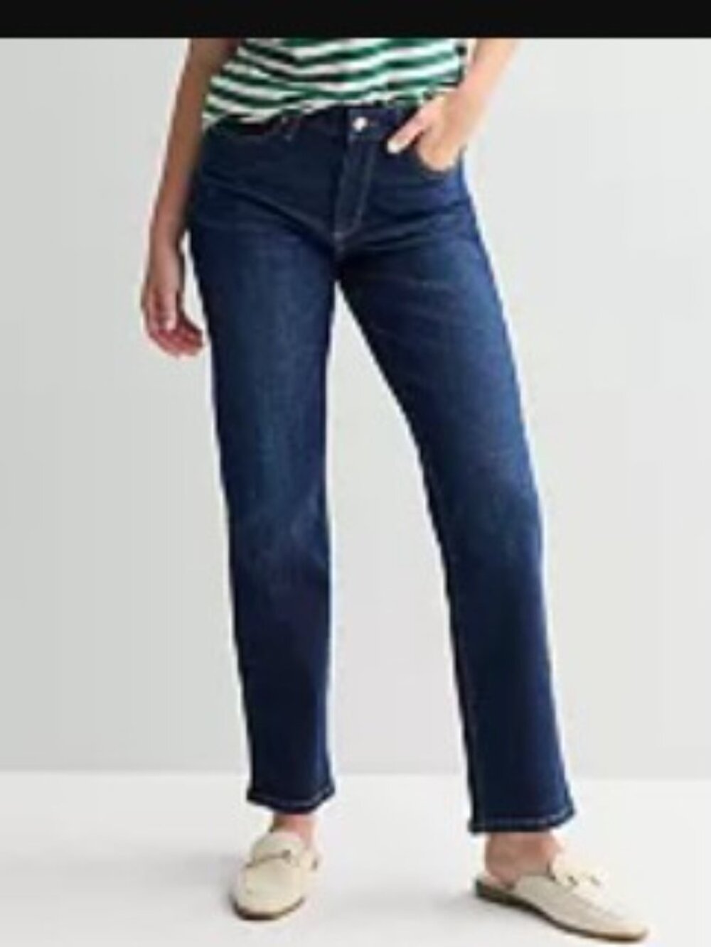 2 Pair Women's Sonoma High-Rise Straight Leg Jeans - 14 Short